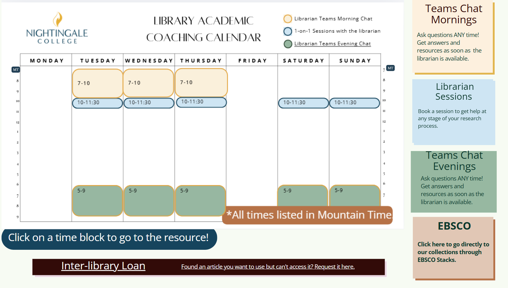 pic of coaching calendar